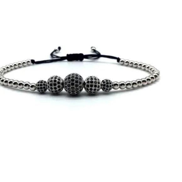 New Valiant Steel Bracelet Cz - Picture 1 of 1